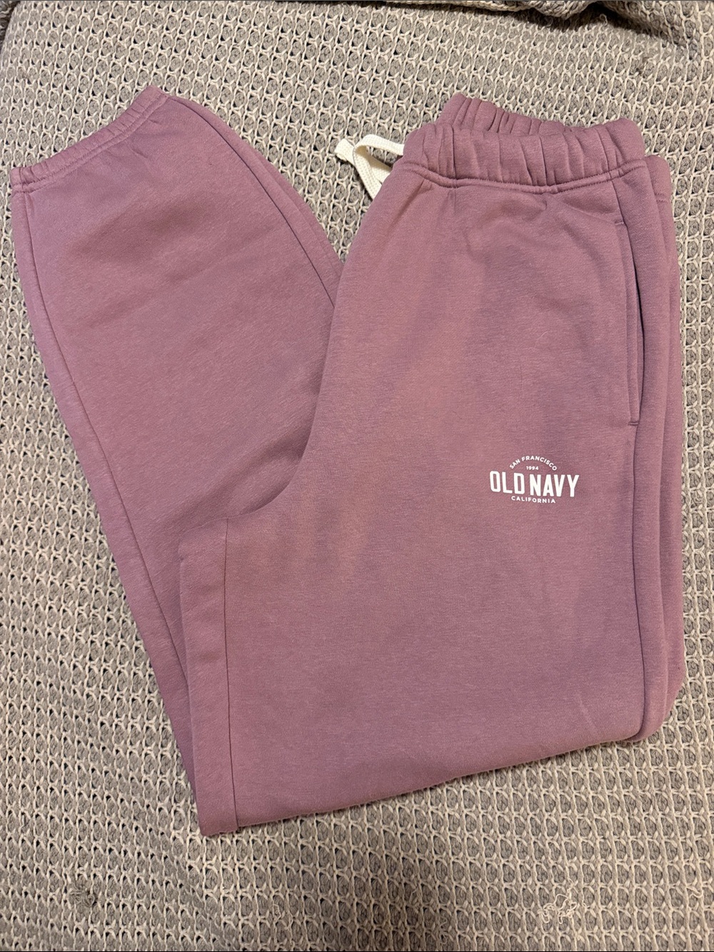Old Navy Mauve Sweatpants with Logo